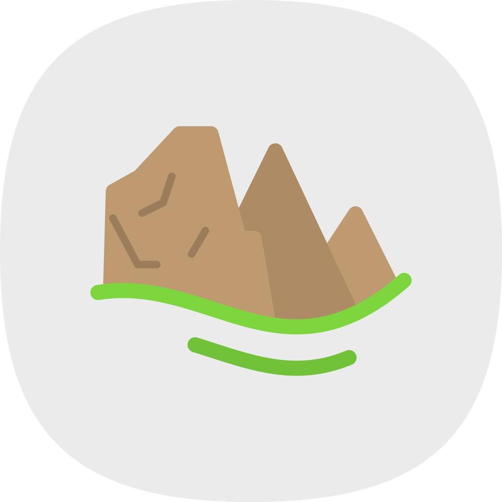 diseño de icono de vector de montañas