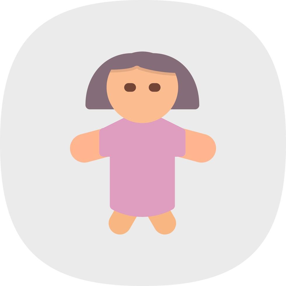 Doll Vector Icon Design