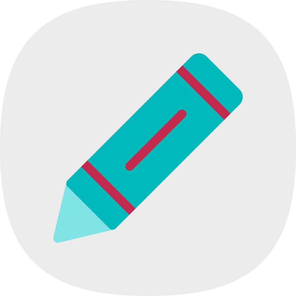 Crayon Vector Icon Design