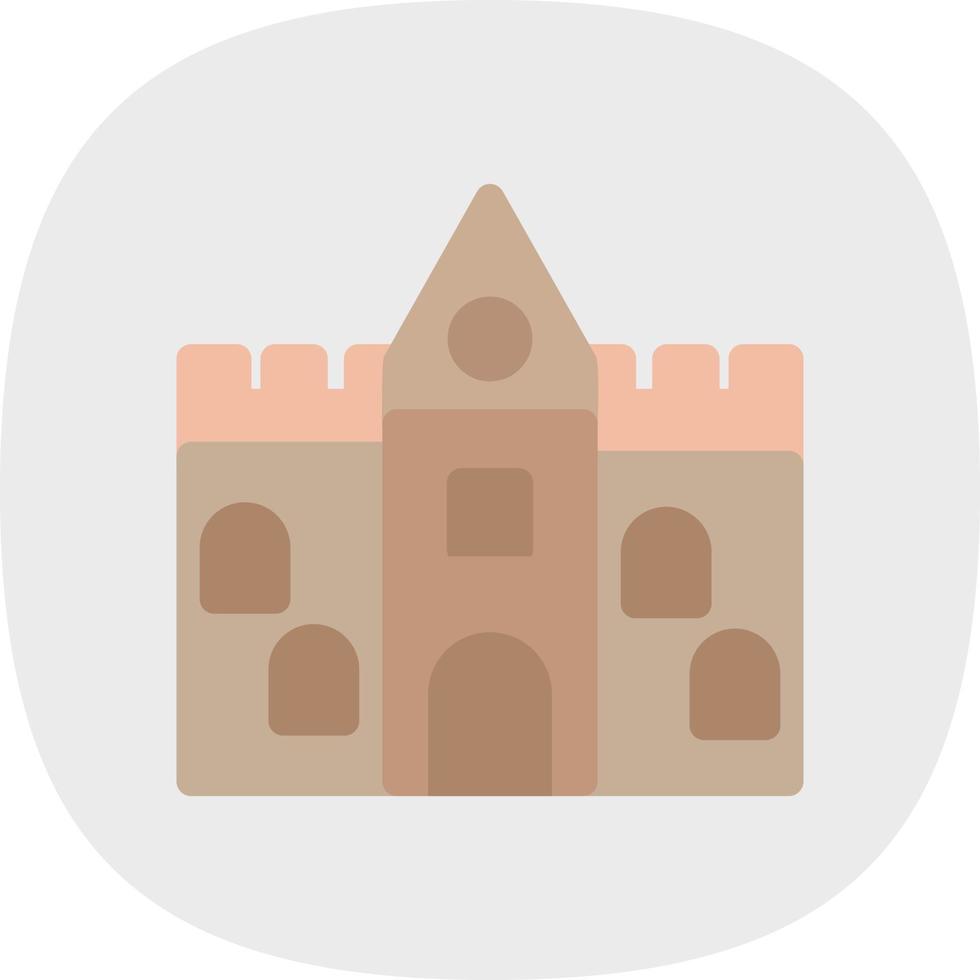 diseño de icono de vector de castillo