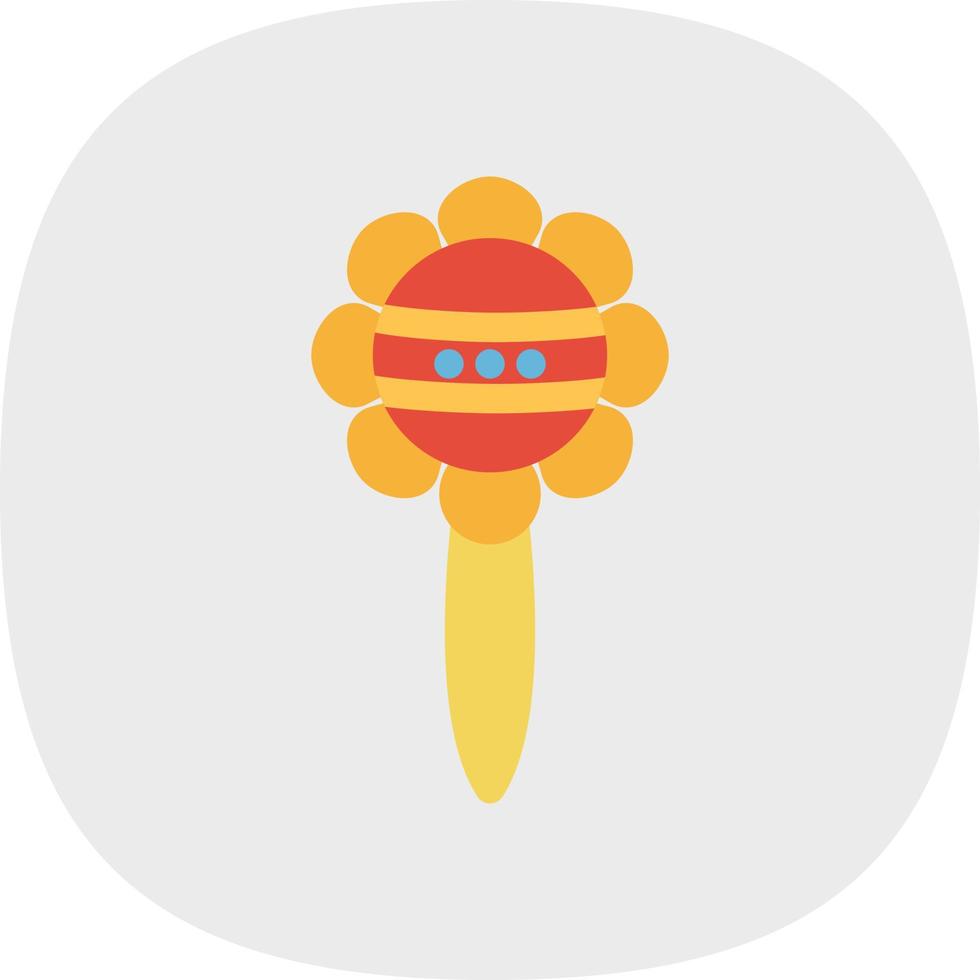 Rattle Vector Icon Design
