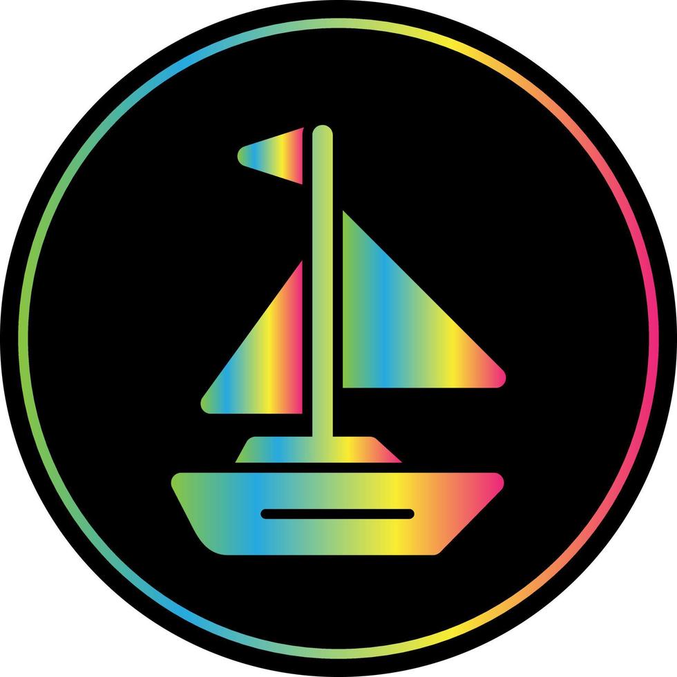 diseño de icono de vector de barco