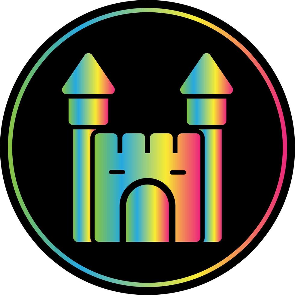 Bouncy Castle Vector Icon Design