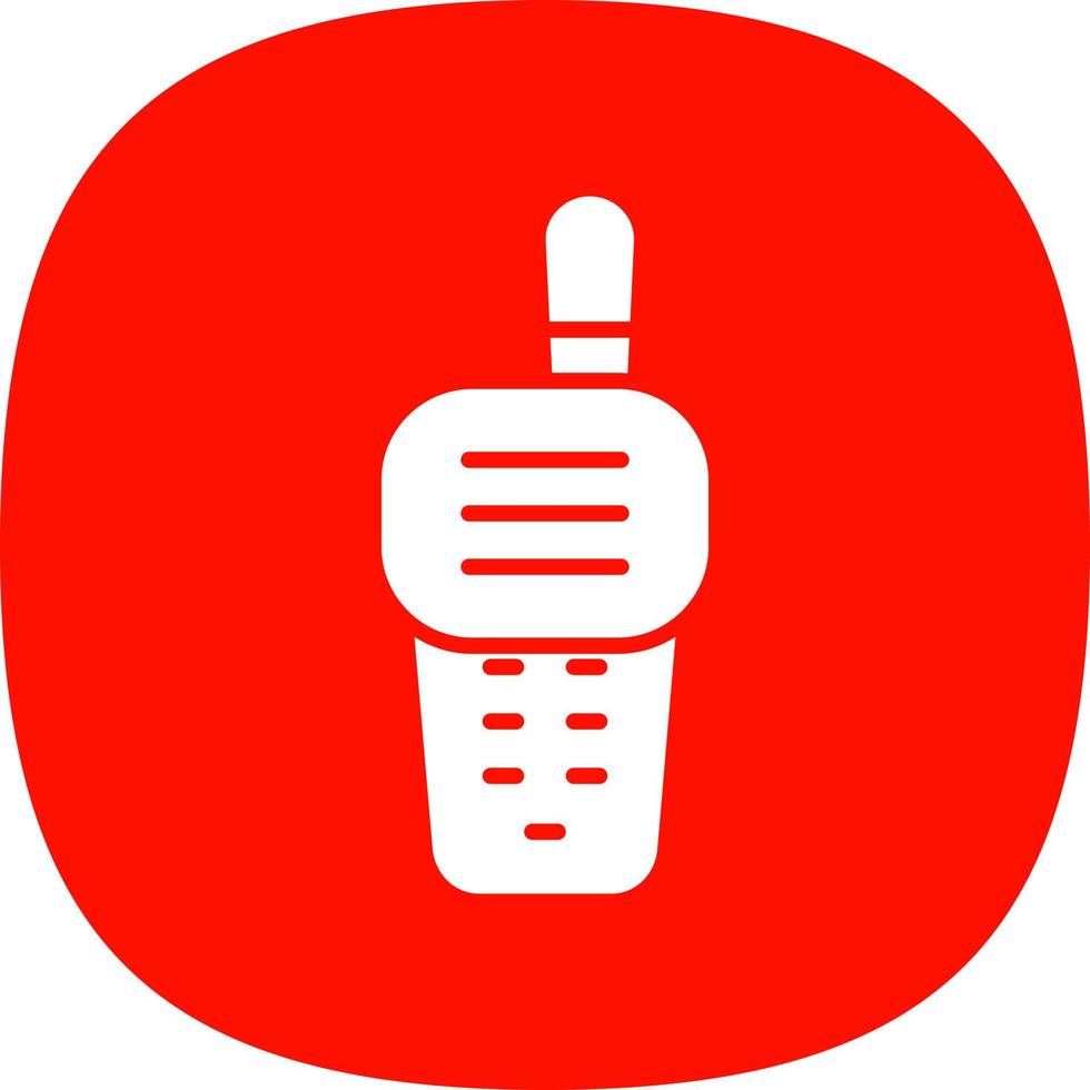 Walkie Talkie Vector Icon Design