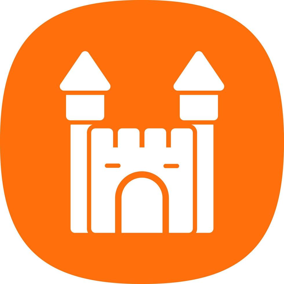 Bouncy Castle Vector Icon Design