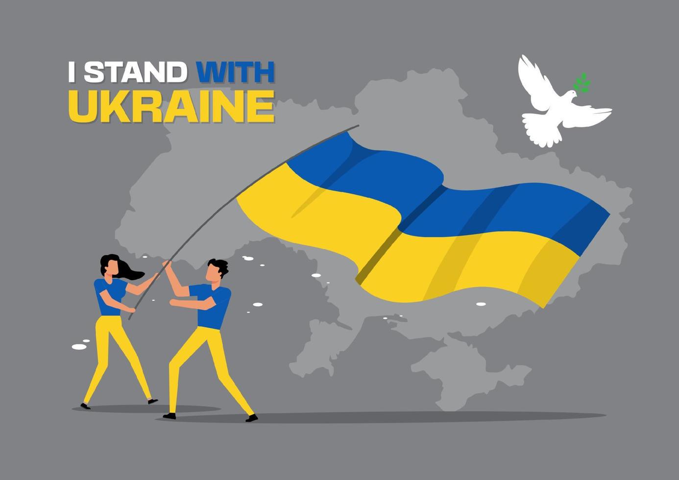 Save Ukraine vector illustration
