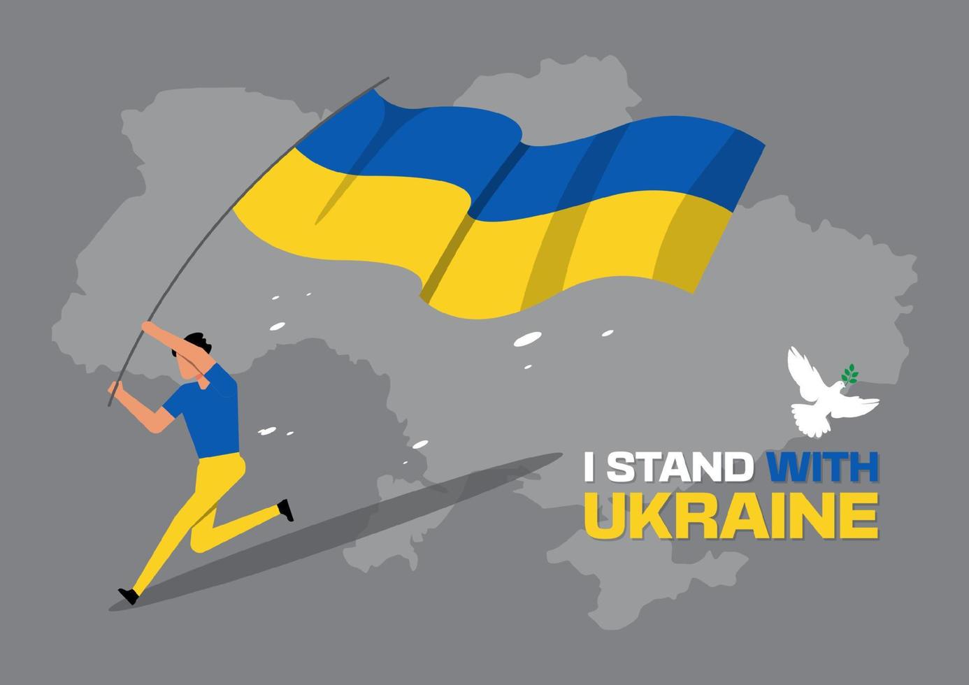 Save Ukraine vector illustration