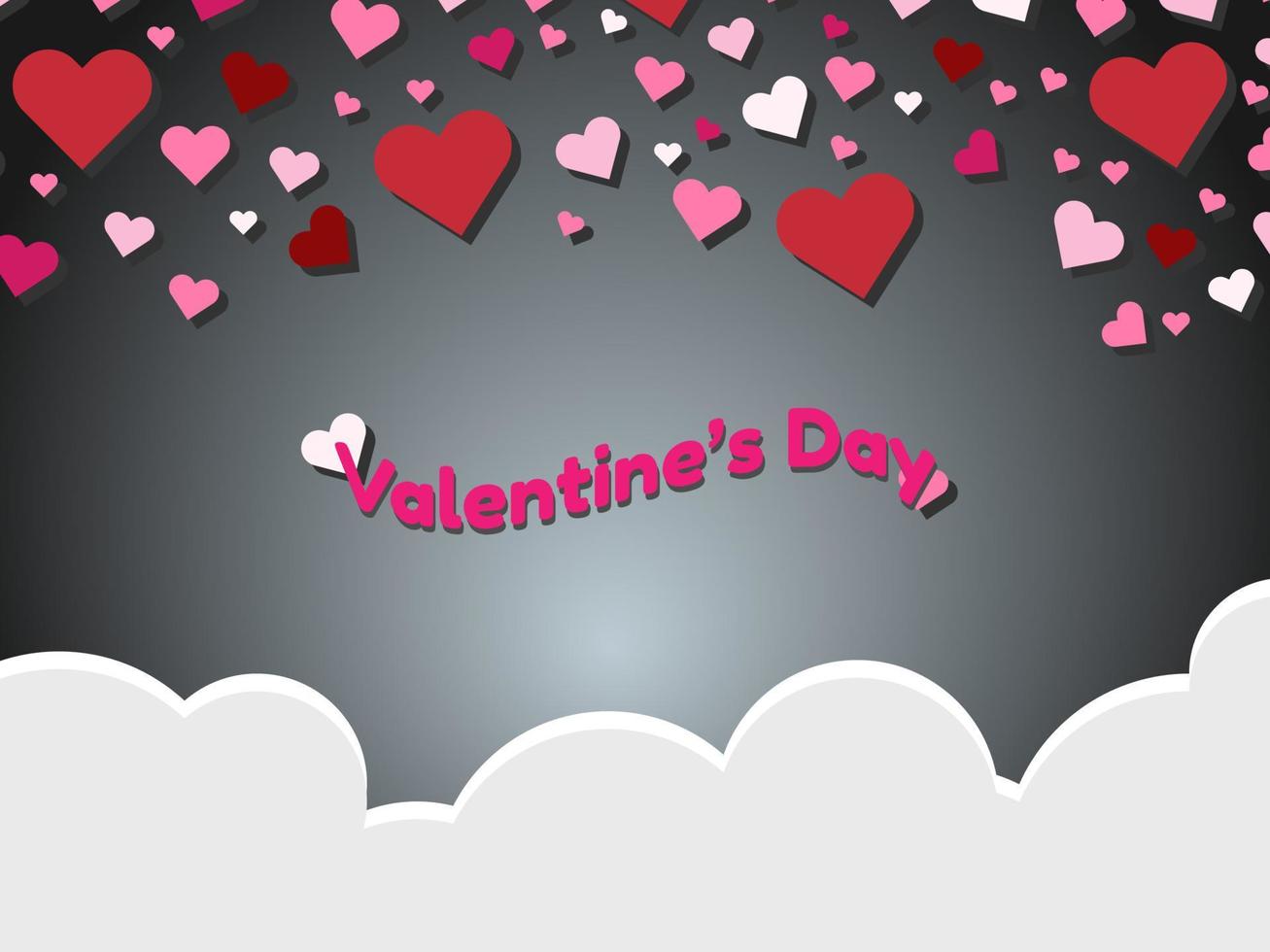 valentines day background wallpaper heart love vector