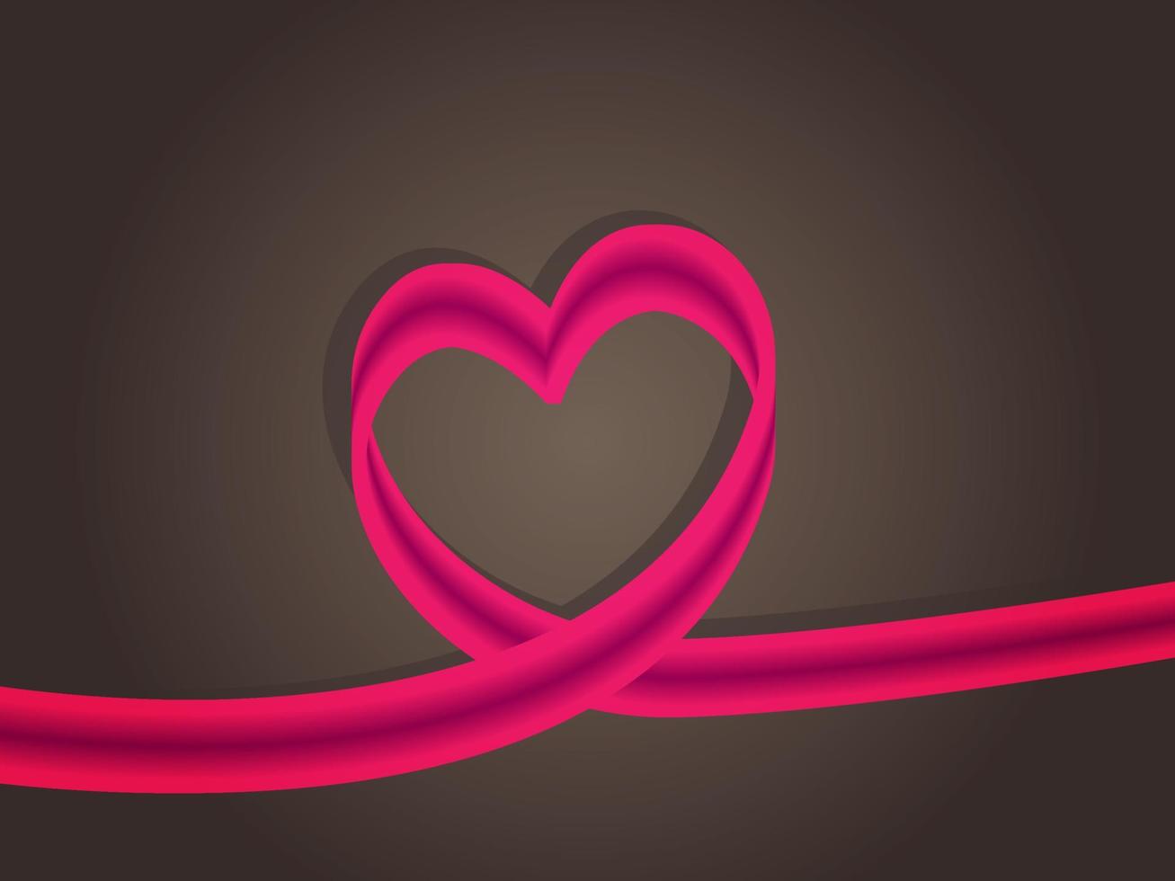 valentine theme background art love pink vector