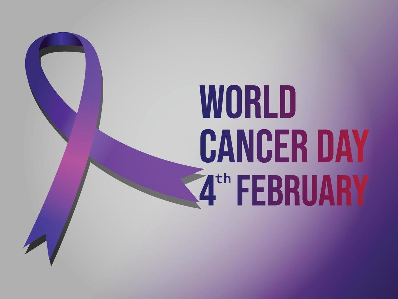 world cancer day background ribon wallpaper vector