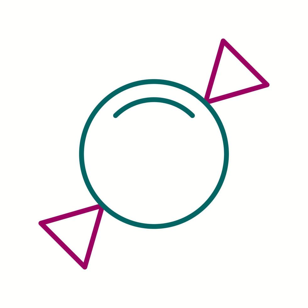 Unique Candy Vector Line Icon