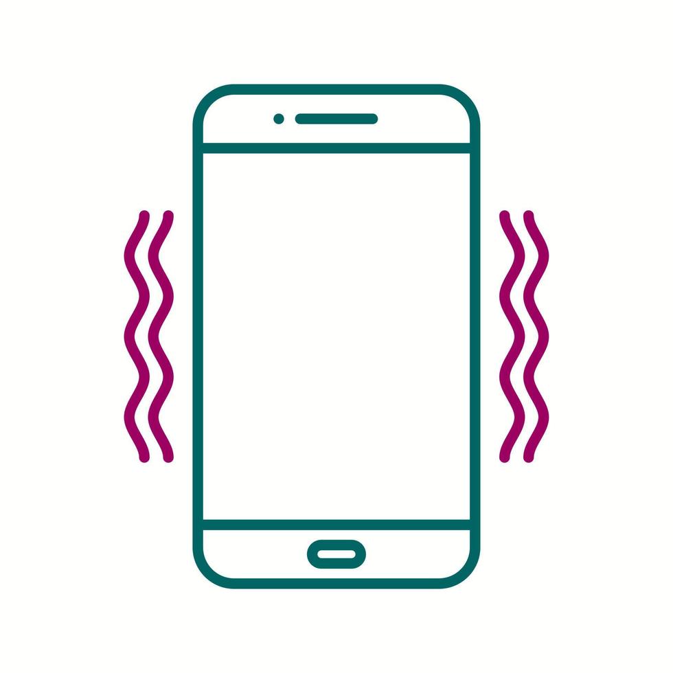 Unique Vibrations Vector Line Icon