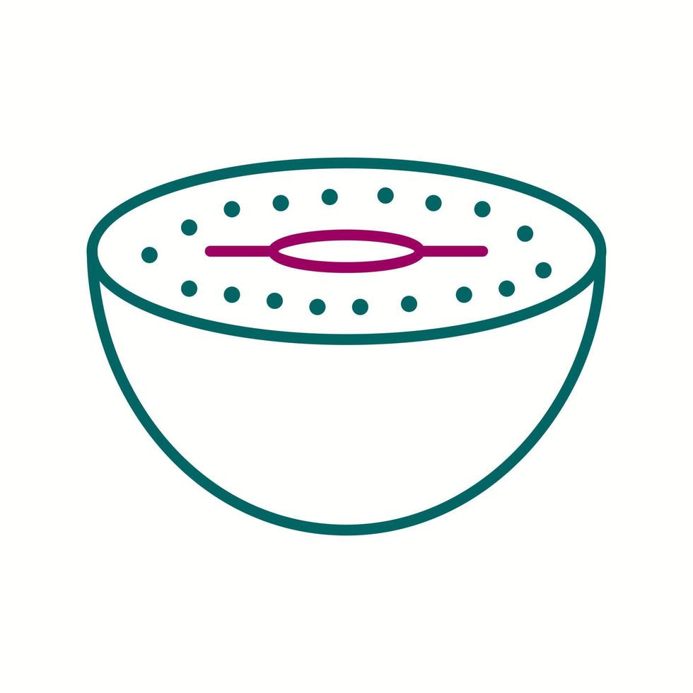 Unique Kiwi Vector Line Icon