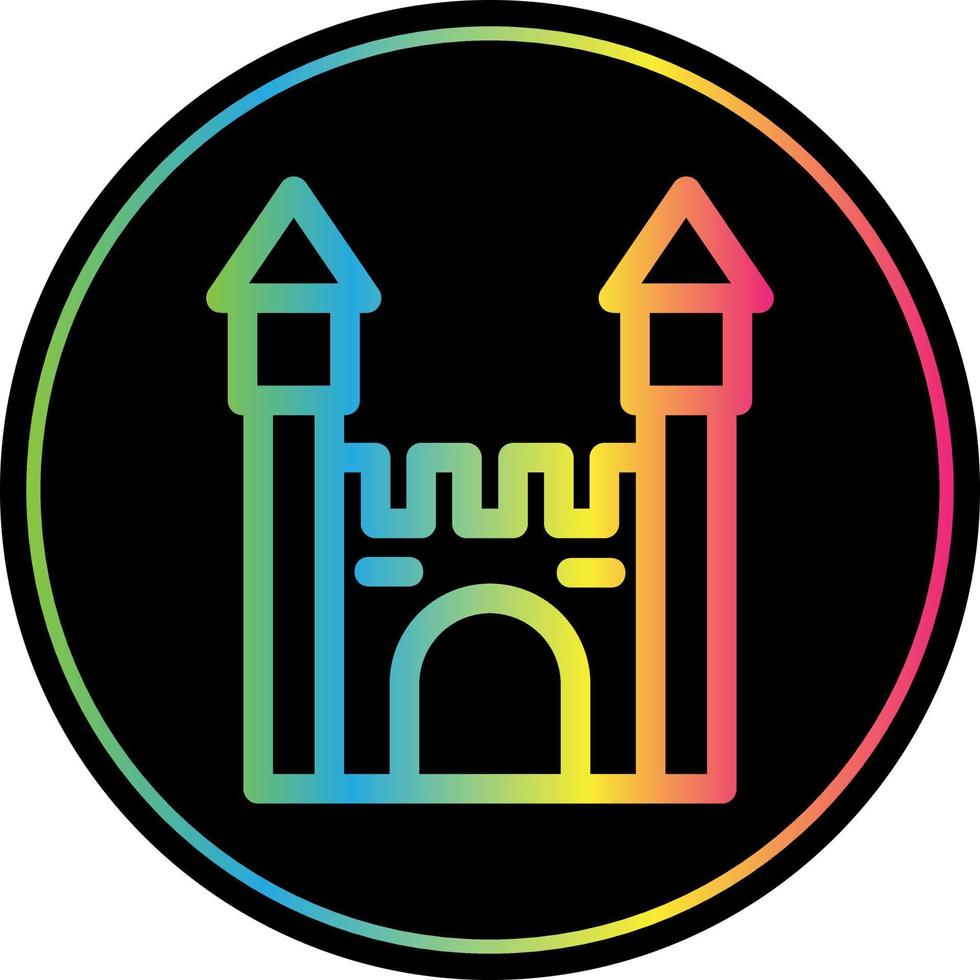 Bouncy Castle Vector Icon Design