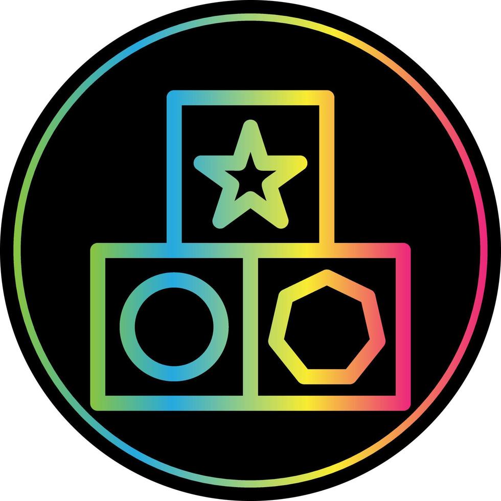 Blocks Vector Icon Design