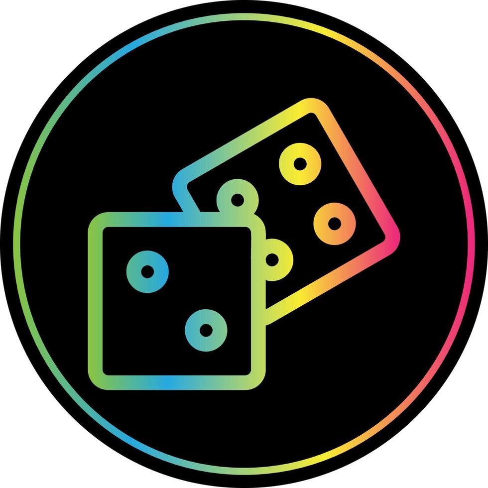 Dice Vector Icon Design