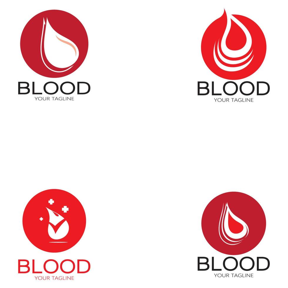 sangre circulante, donación de sangre, logotipo de donación de sangre icono ilustración diseño de plantilla vector para fines médicos clínica de medicina herbaria hospital y transfusión de sangre