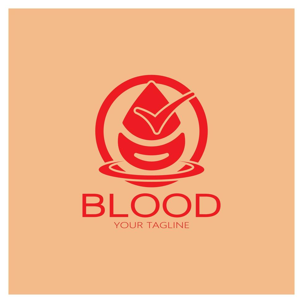 sangre circulante, donación de sangre, logotipo de donación de sangre icono ilustración diseño de plantilla vector para fines médicos clínica de medicina herbaria hospital y transfusión de sangre