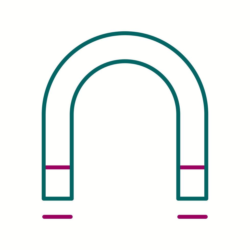 Unique Magnetism Vector Line Icon
