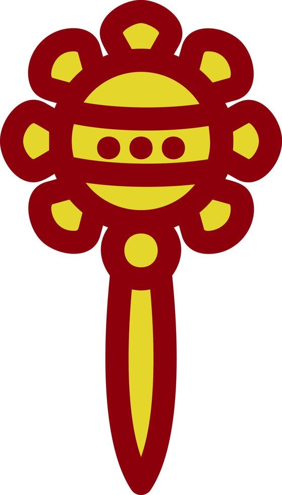 Rattle Vector Icon Design