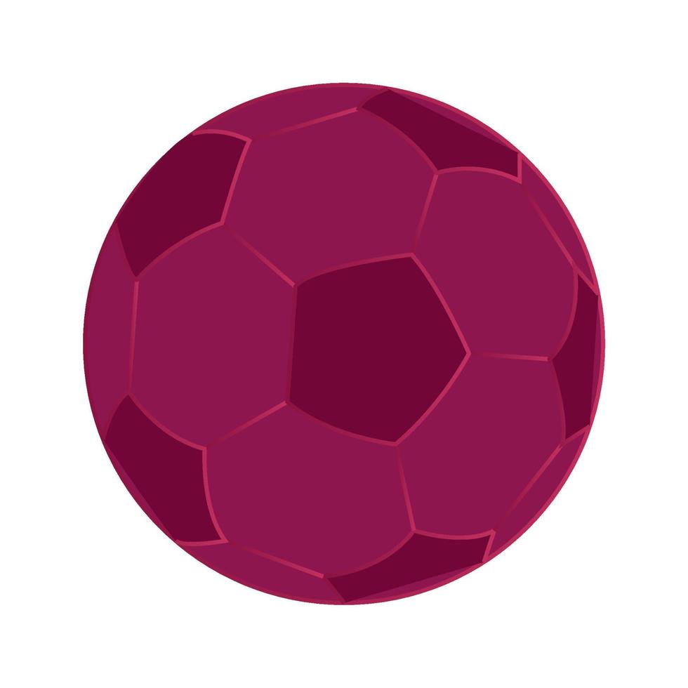 balón de fútbol vectorial sobre fondo blanco. Ilustración vectorial sobre fondo blanco vector