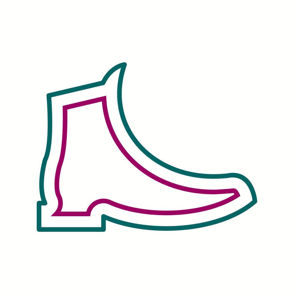 Unique Boots Vector Line Icon