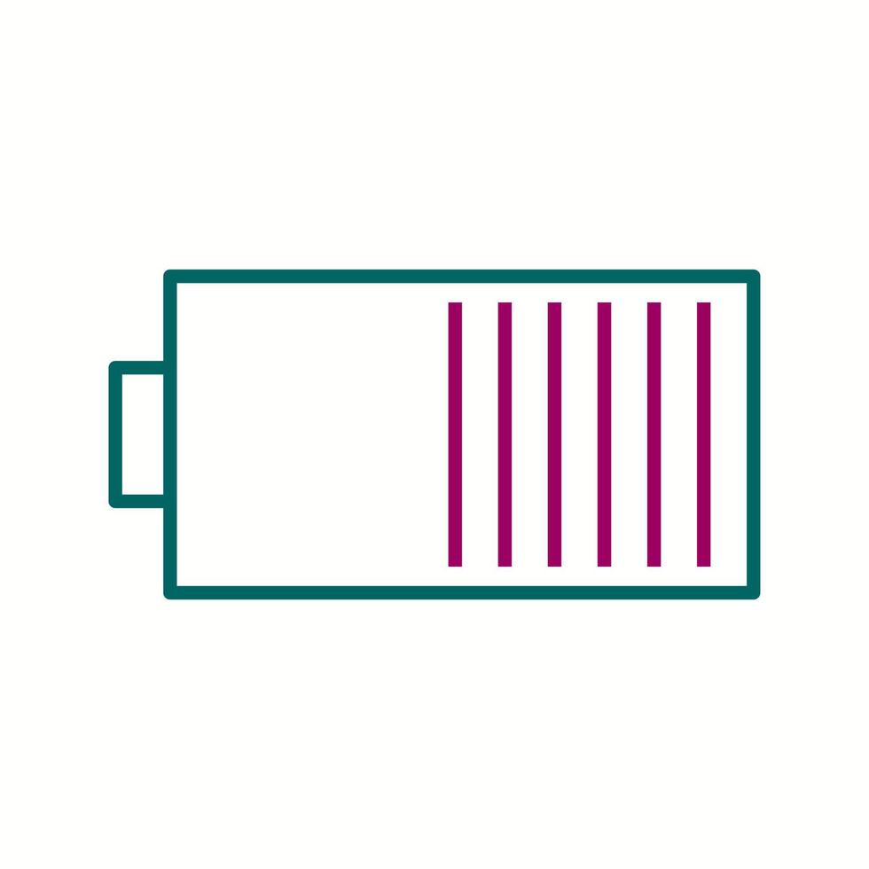 Unique Battery Vector Line Icon