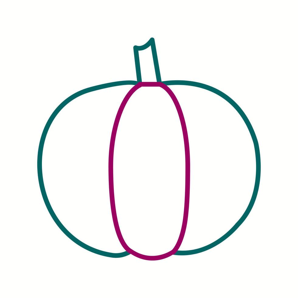 Unique Pepper Vector Line Icon