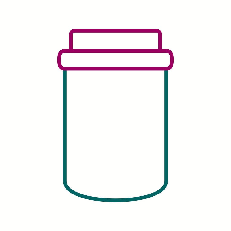 Unique Jam Bottle Vector Line Icon