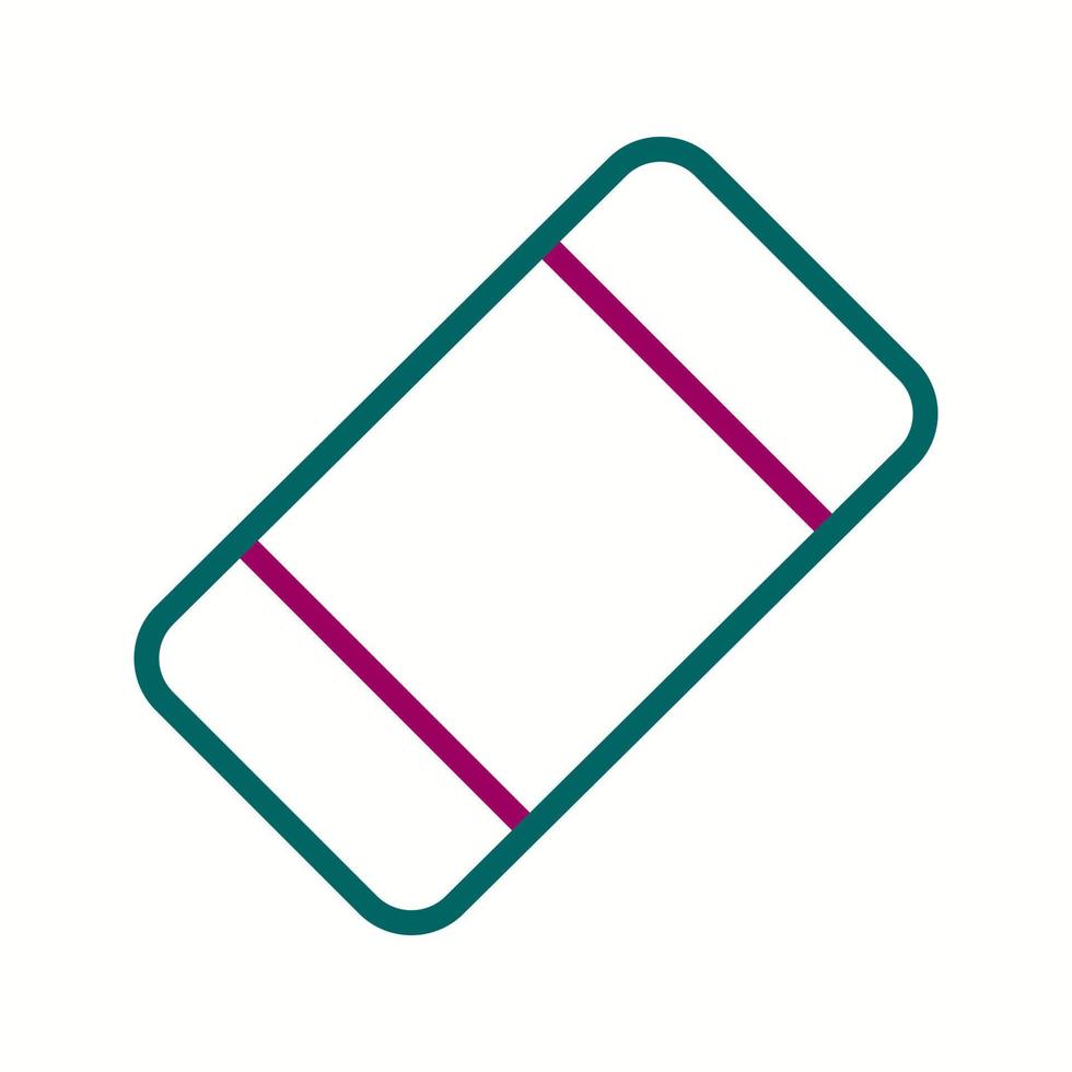 Beautiful Eraser vector line icon