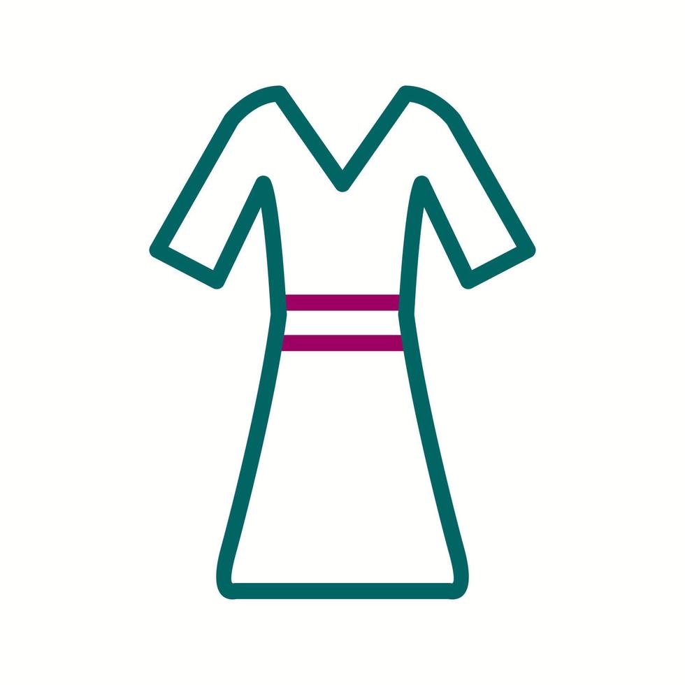 Beautiful Cloth vector line icon