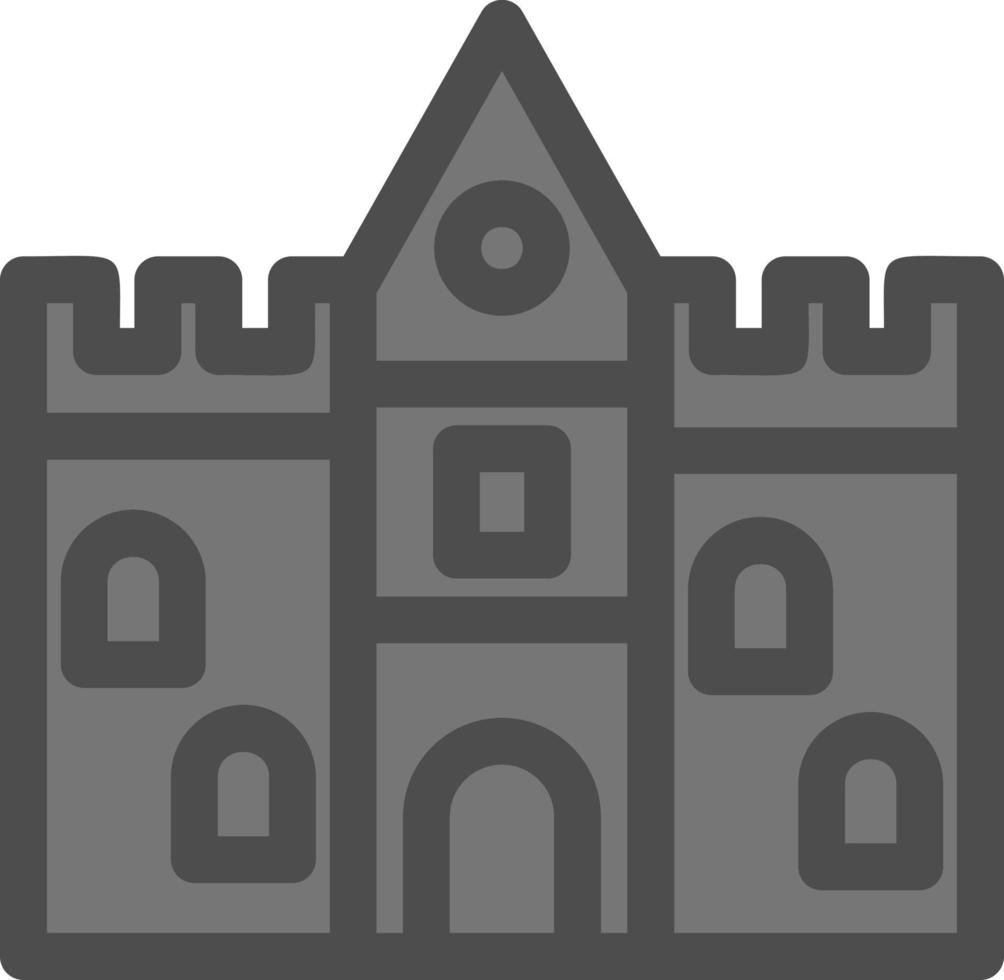 diseño de icono de vector de castillo