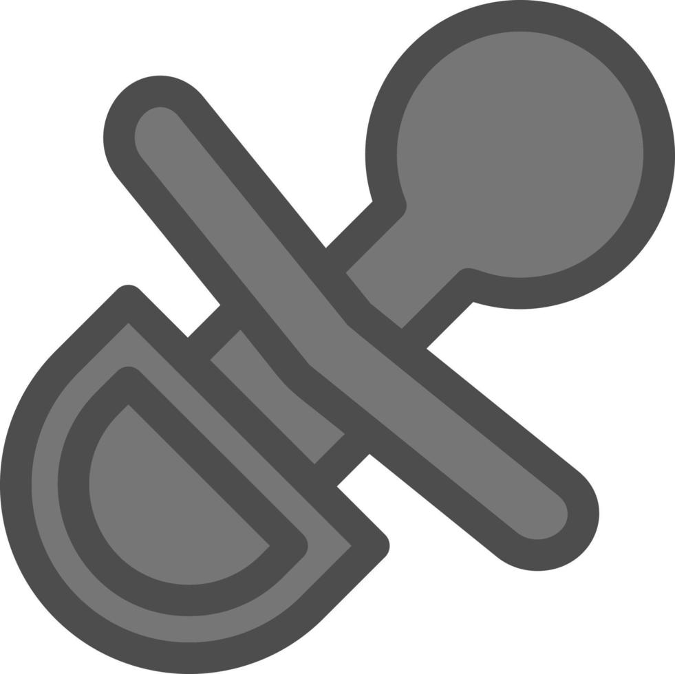 Pacifier Vector Icon Design