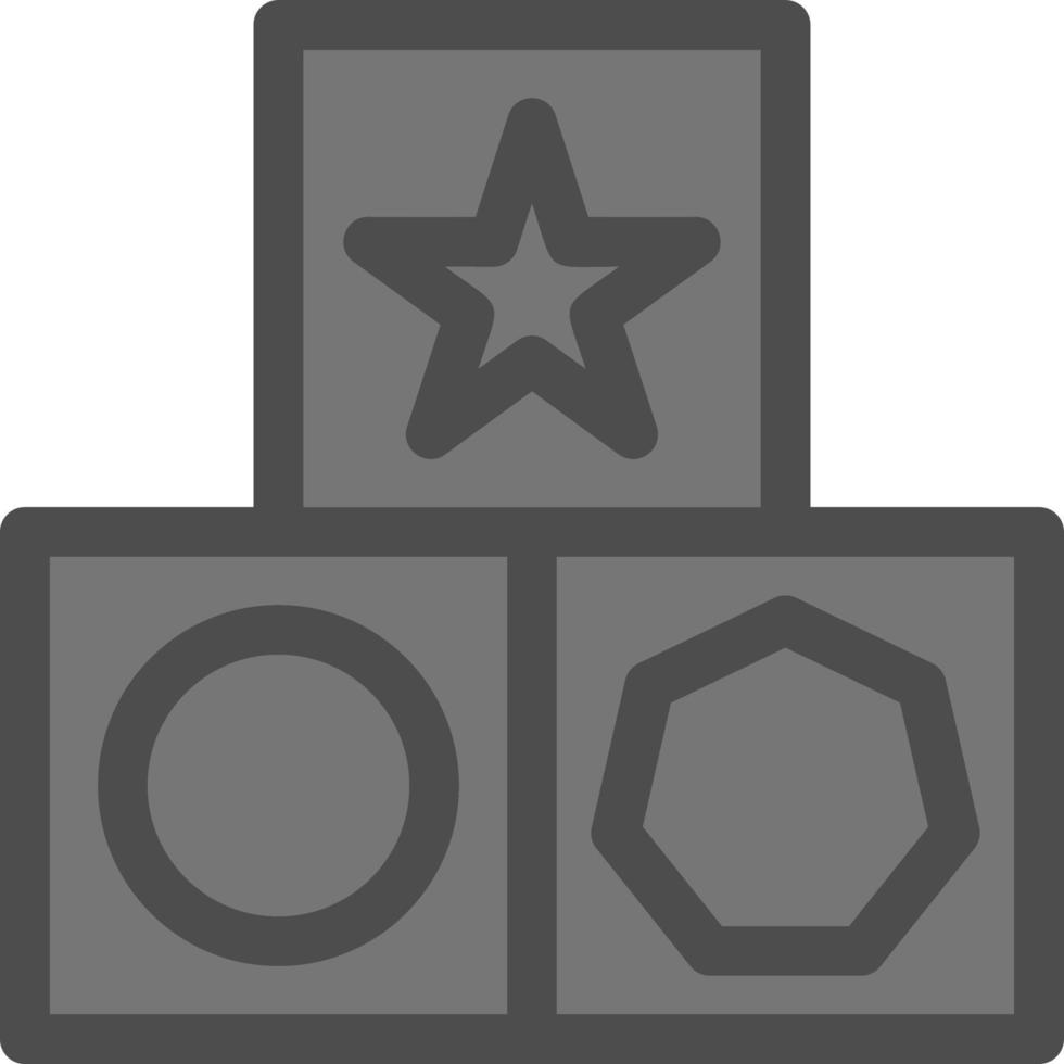 diseño de icono de vector de bloques