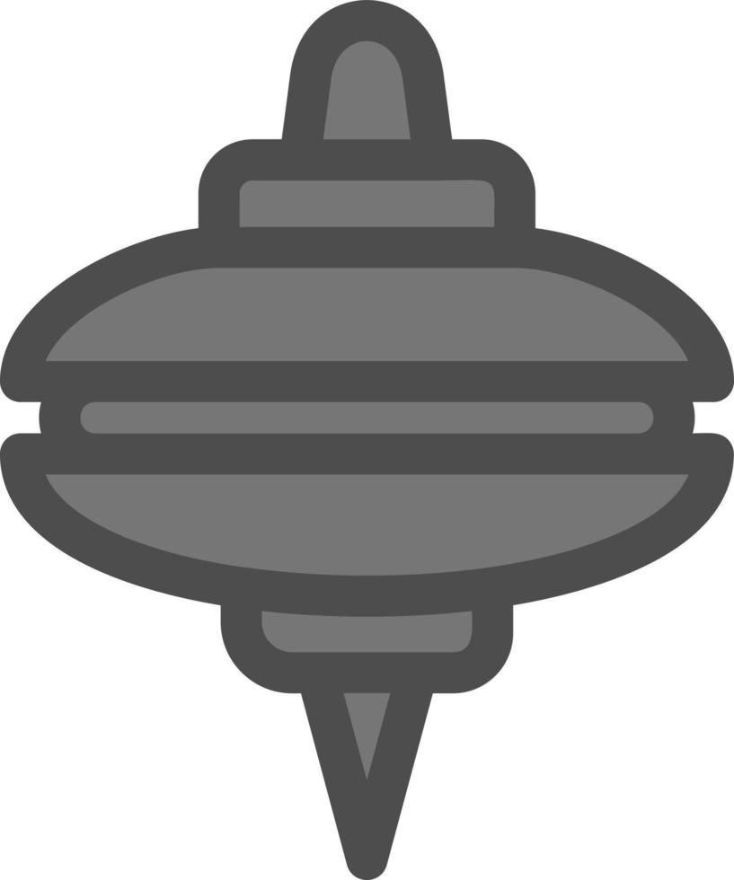 Spinning Top Vector Icon Design