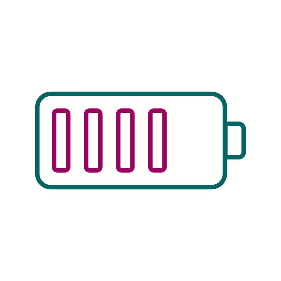 Beautiful Mobile Battery Line Vector Icon