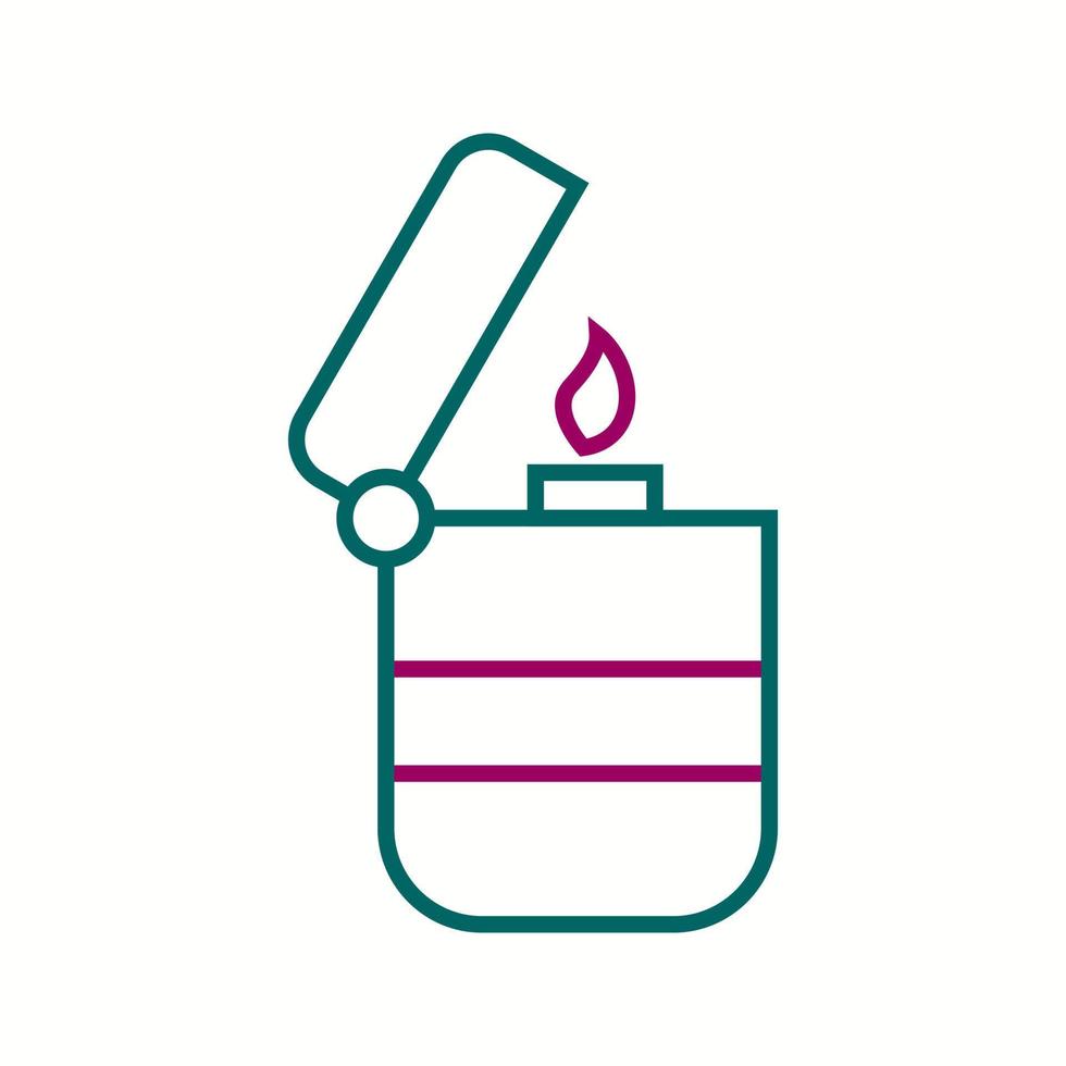 Beautiful Lighter Line Vector Icon