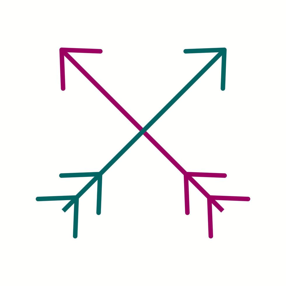 Beautiful Arrows Line Vector Icon