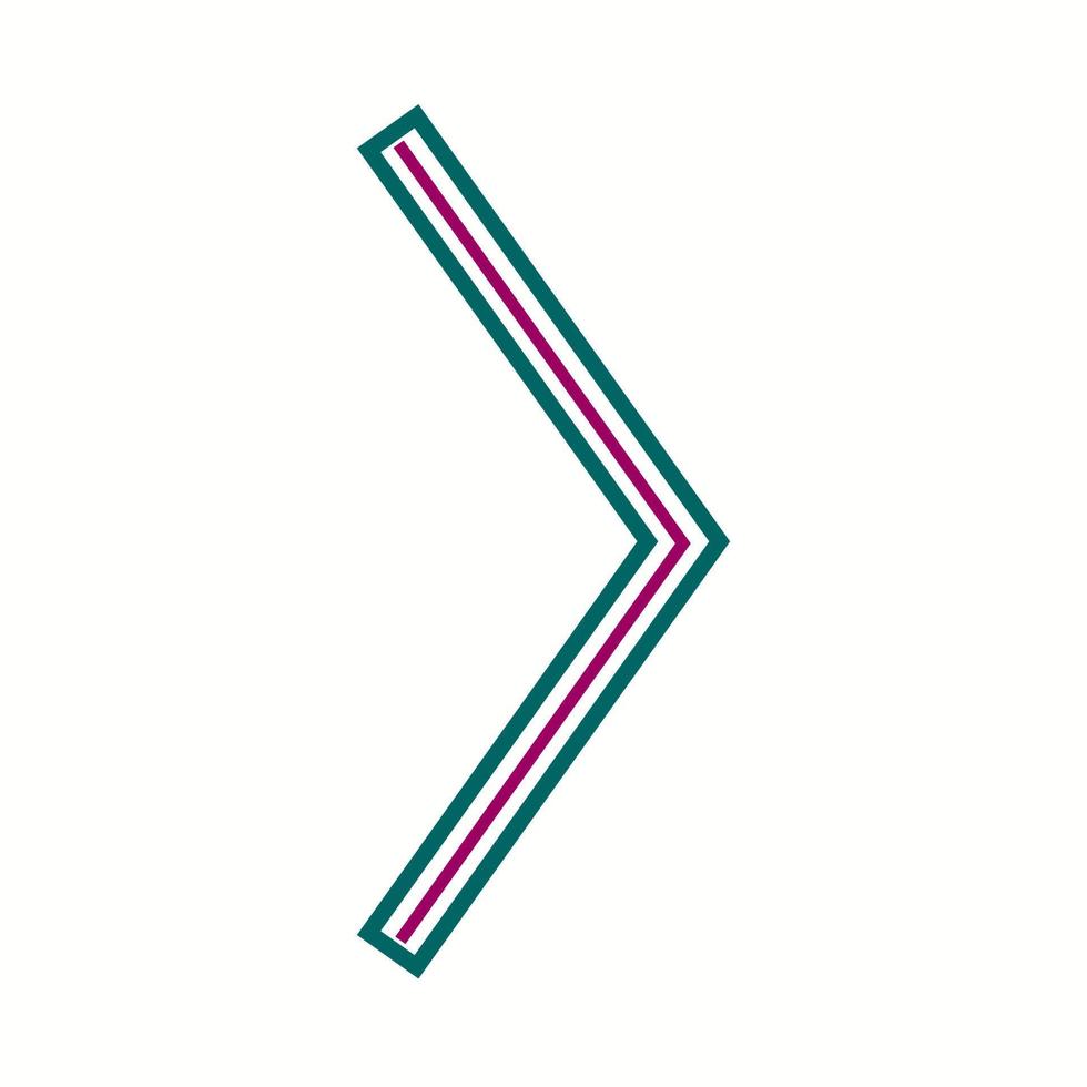 Beautiful Arrow Right Line Vector Icon