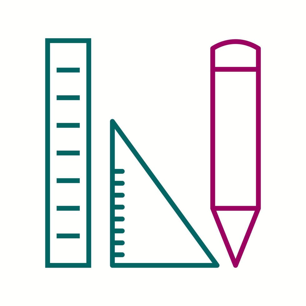 Beautiful Geometry tools Line Vector Icon