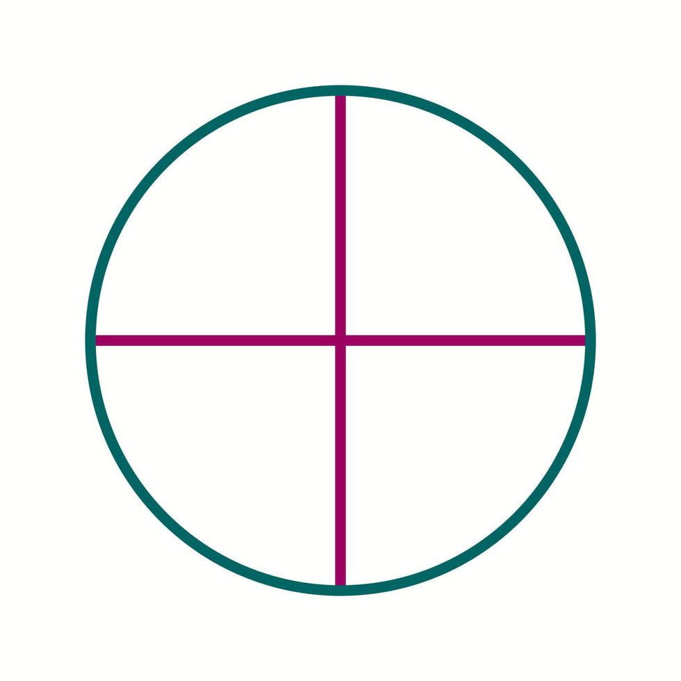 Beautiful Circle Line Vector Icon