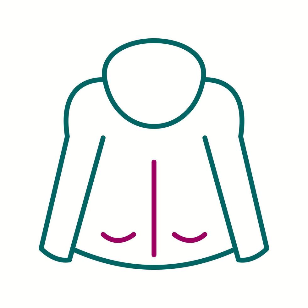 Beautiful Jacket Line Vector Icon