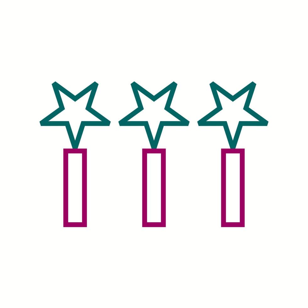 Beautiful Ranking Line Vector Icon