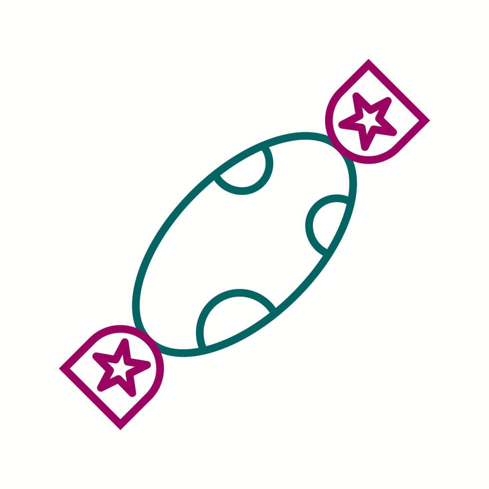 Beautiful Toffee Line Vector Icon