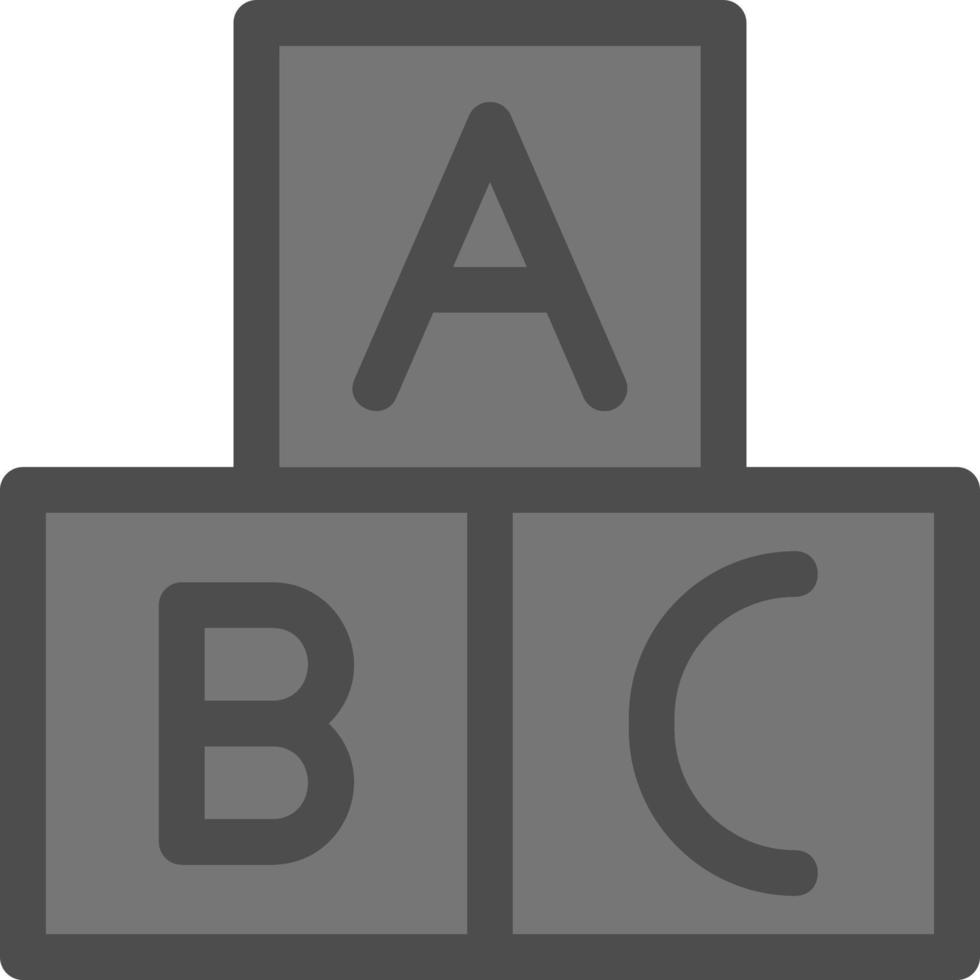 diseño de icono de vector de bloques