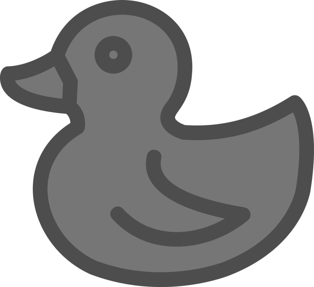 Rubber Duck Vector Icon Design