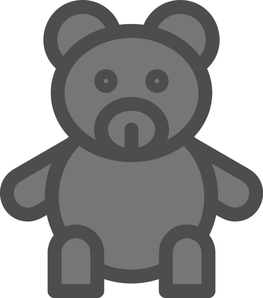 Teddy Vector Icon Design