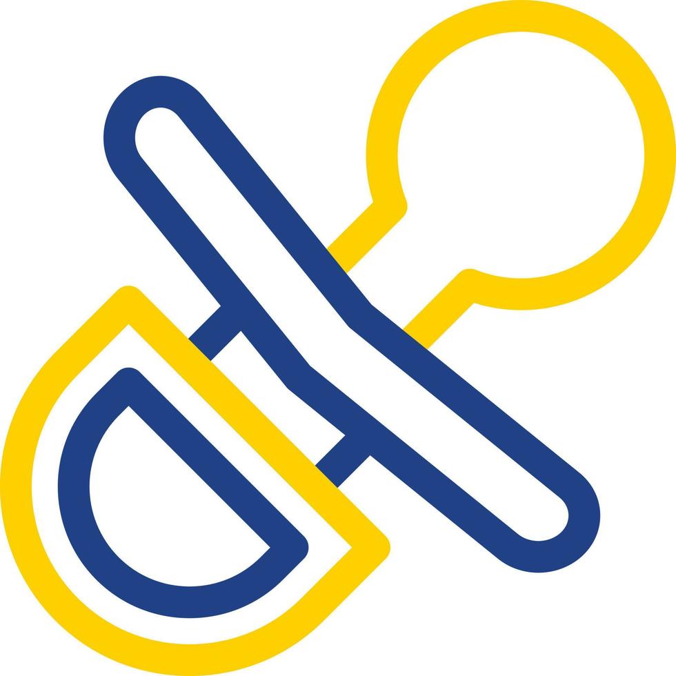 Pacifier Vector Icon Design