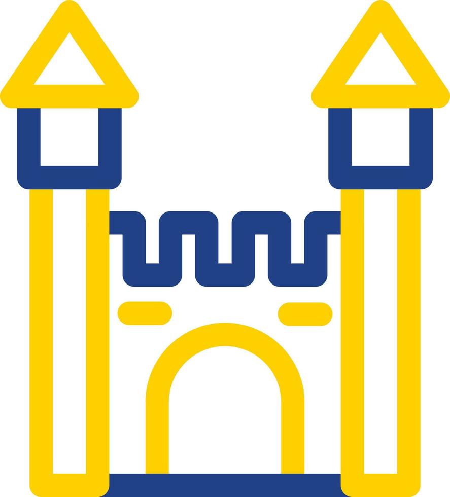 Bouncy Castle Vector Icon Design