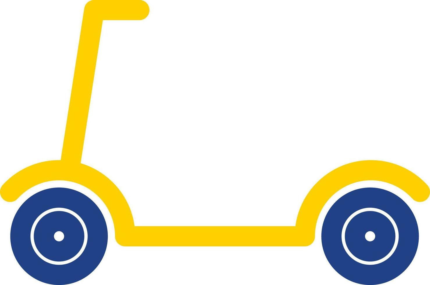 diseño de icono de vector de scooter